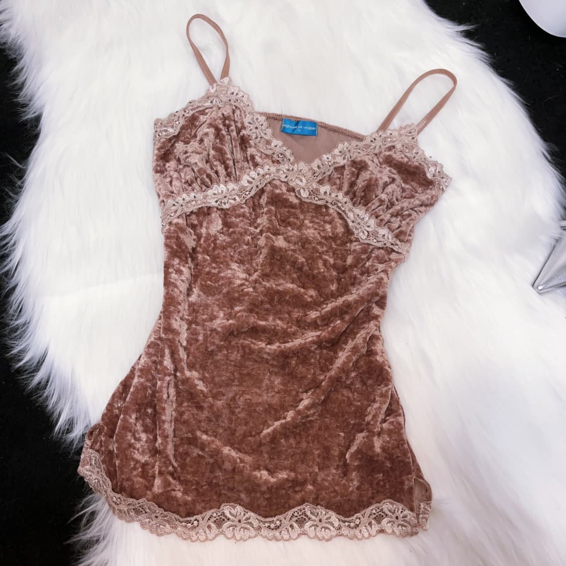 Oriental velvet brown slip 상품이미지3