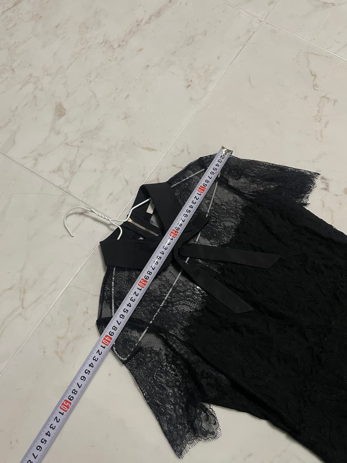 시스루 레이스 원피스 상품이미지5