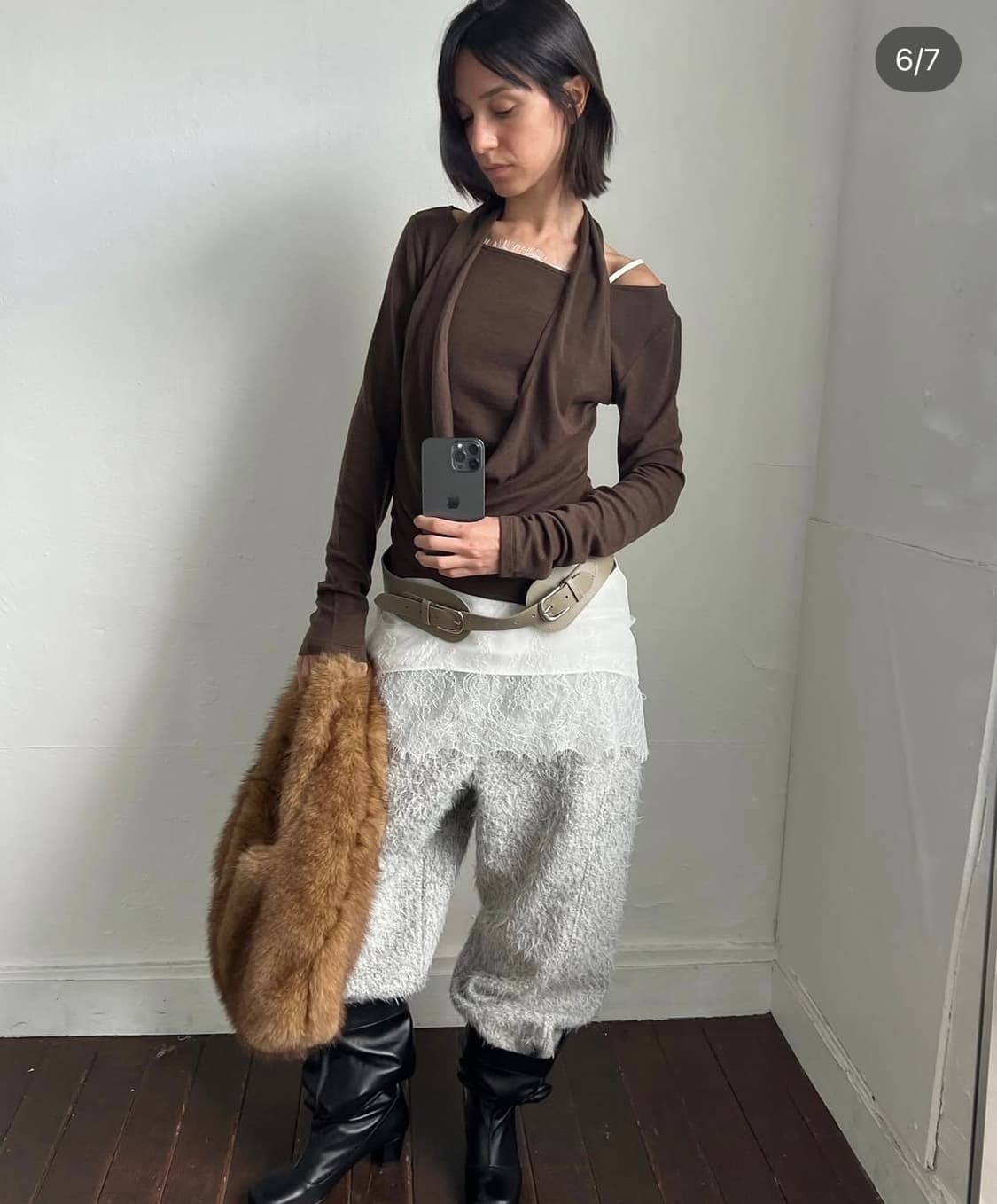 세릭 CERRIC 레이어드 홀터넥 탑 상품이미지3