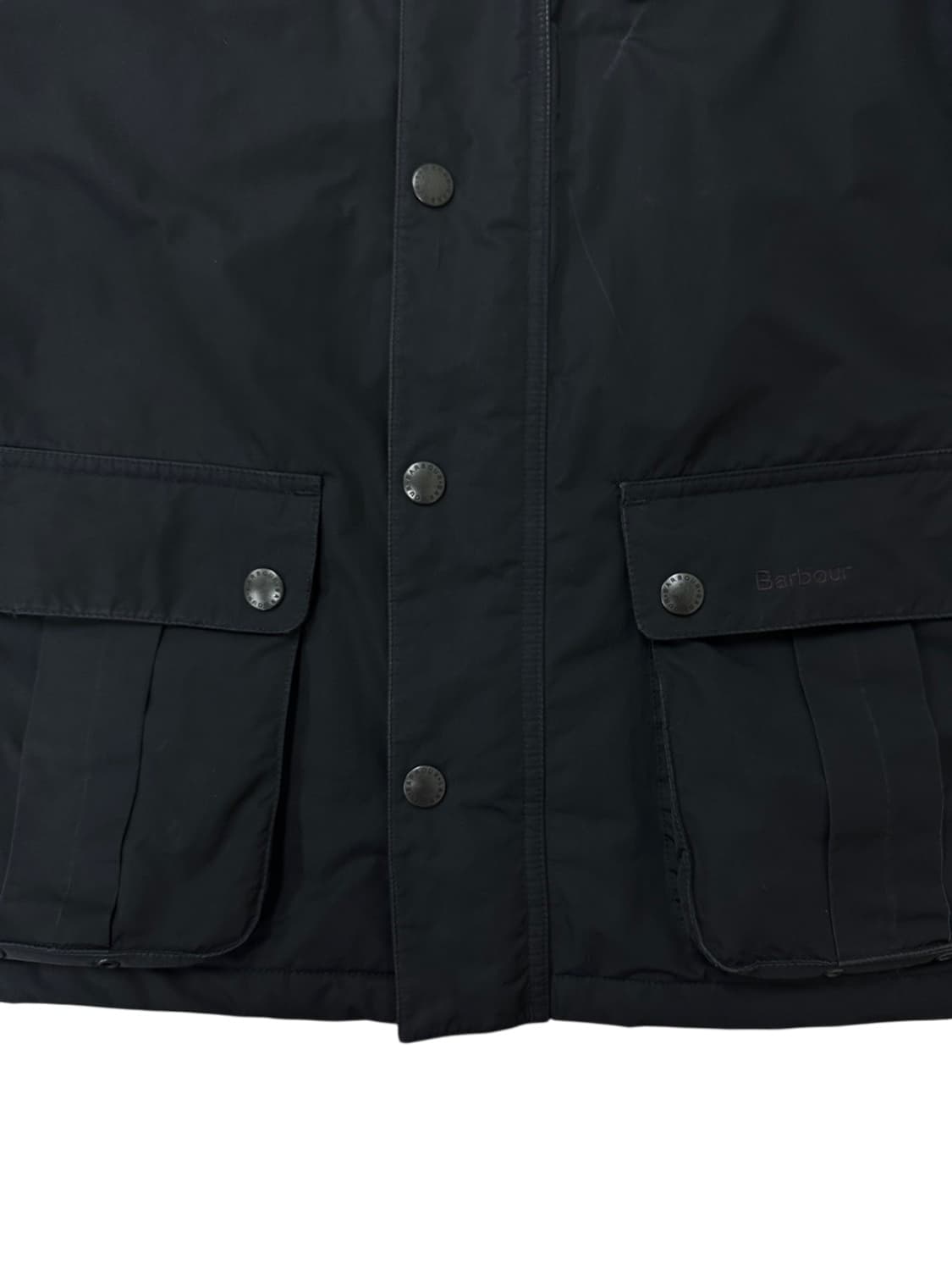 바버 고어텍스 누빔자켓 블랙네이비 (M)  상품이미지5