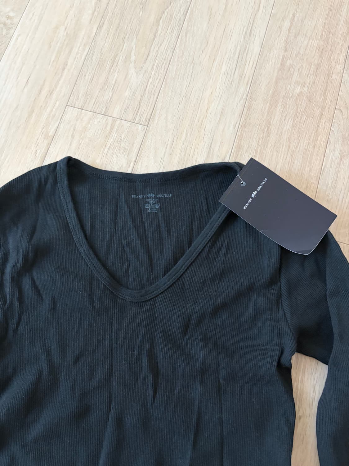 브랜디멜빌 골지 긴팔 티셔츠 상품이미지3