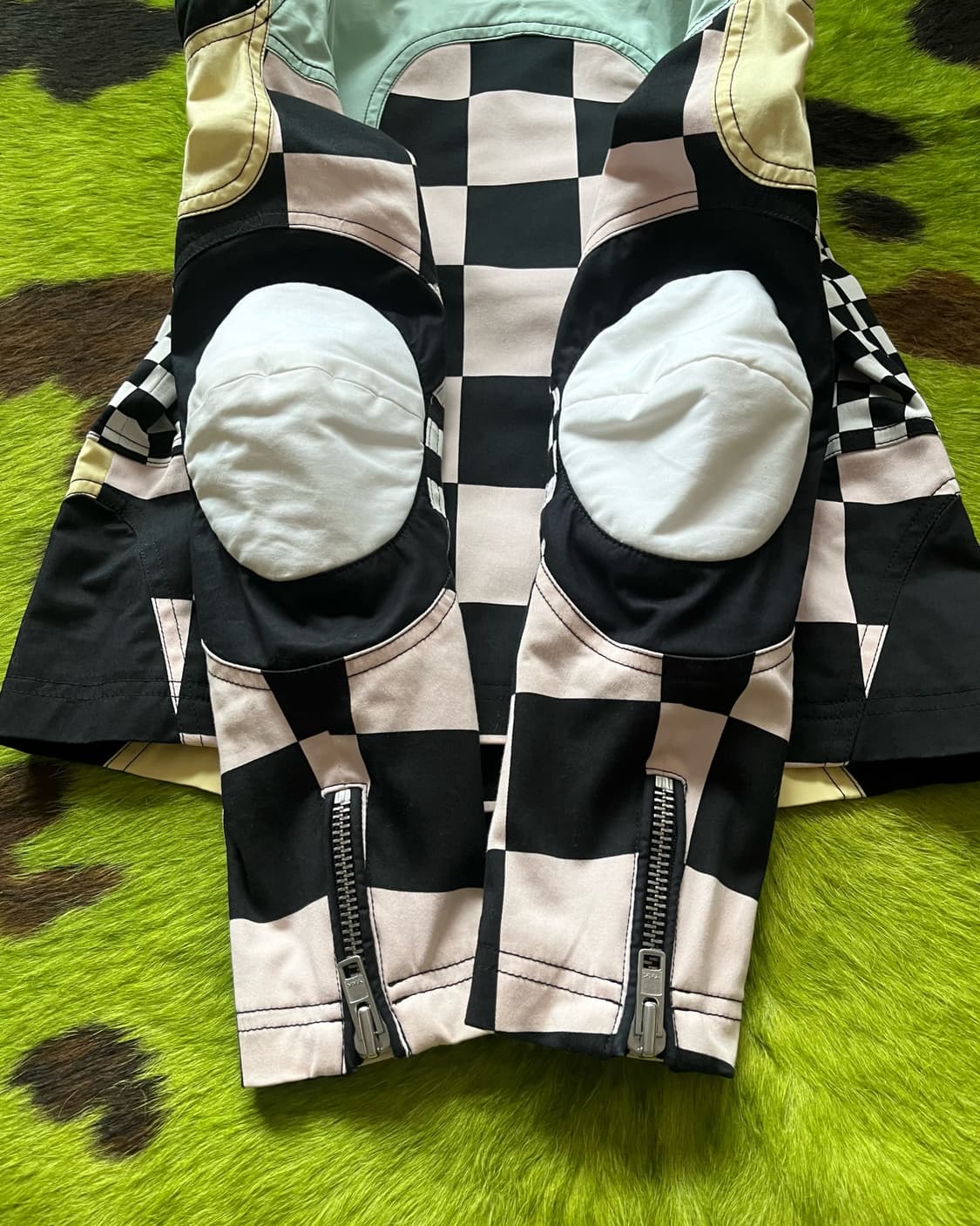 Love MOSCHINO Checker Board Biker Jacket 상품이미지8