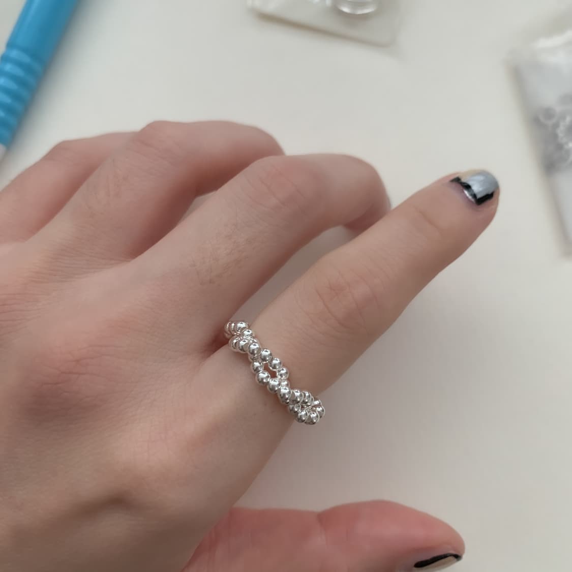 925은볼꼬임반지 상품이미지3