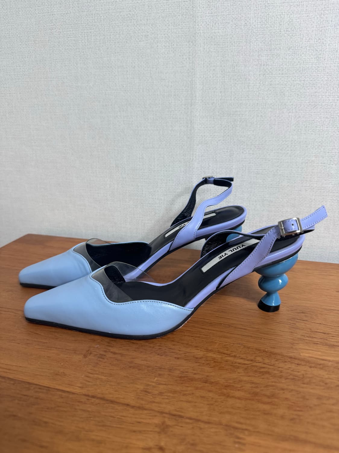 율이에 펌프스 스틸레토 pvc 샌들 힐 뮬 235 상품이미지1