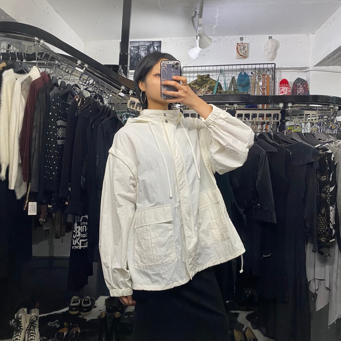 Lax dan tia 디테쳐블 슬리브 바람막이 상품이미지1