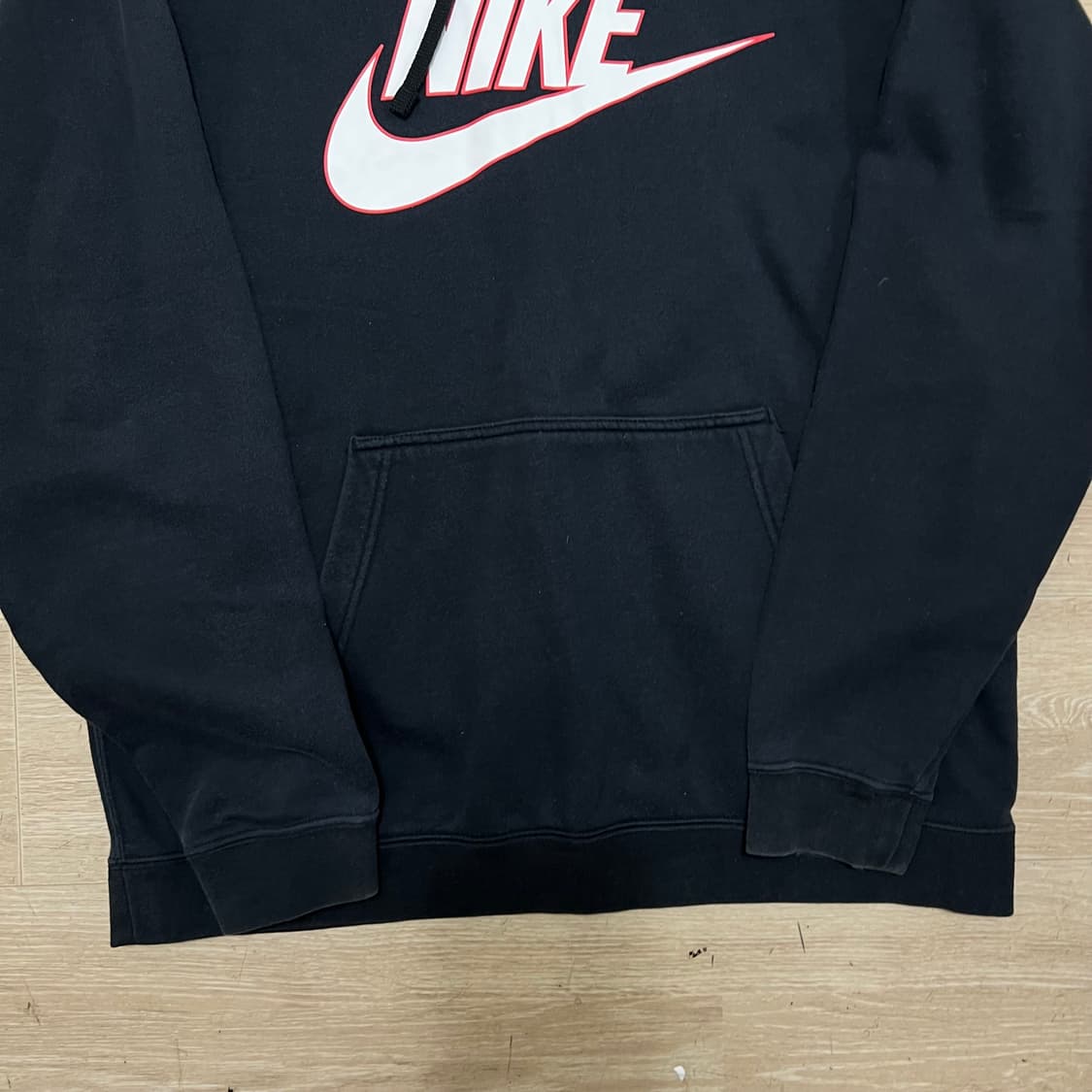 나이키 빅 스우시 로고 드로우 스트링 후드티 [다크 네이비] XL/105 상품이미지3
