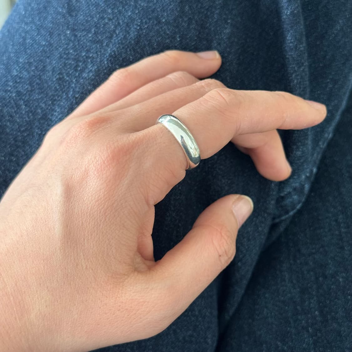 실버925 심플 은가락지 상품이미지1