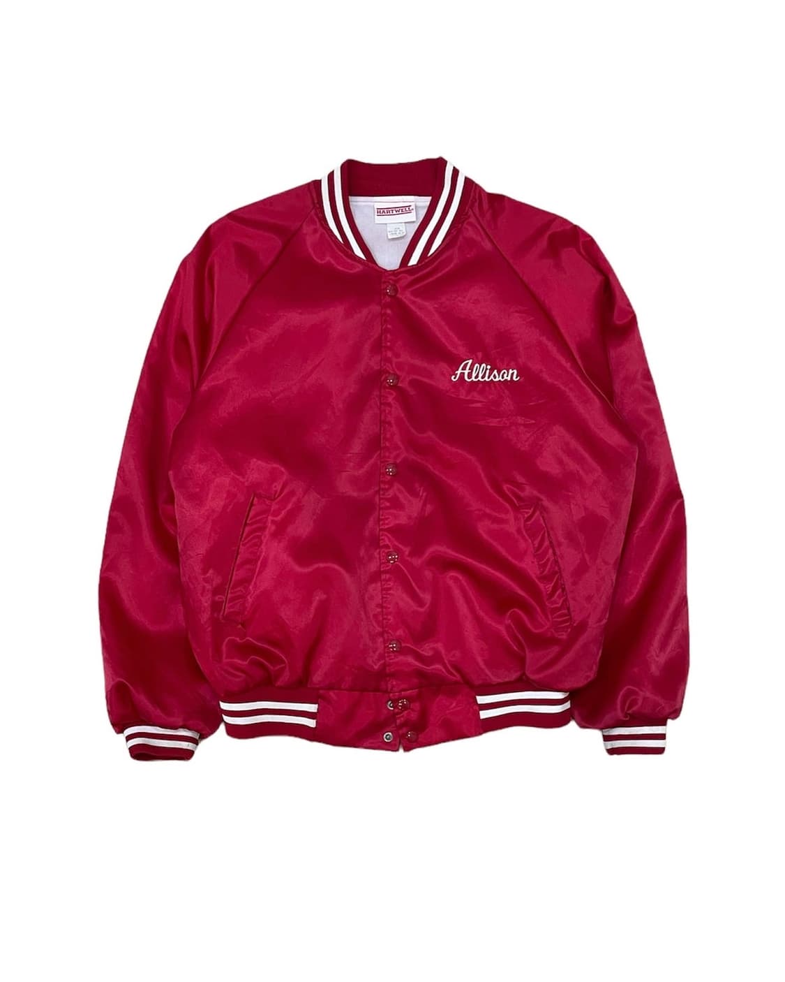 90's Usa made HARTWELL 사틴 자켓 상품이미지3