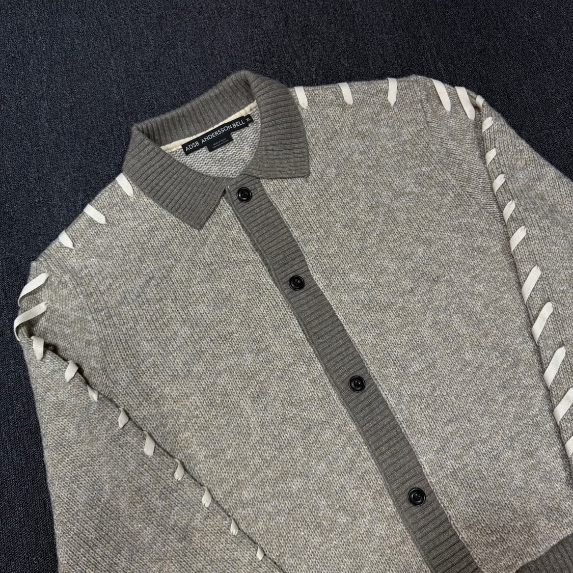 앤더슨벨 언브리치 레이스 업 가디건  상품이미지2