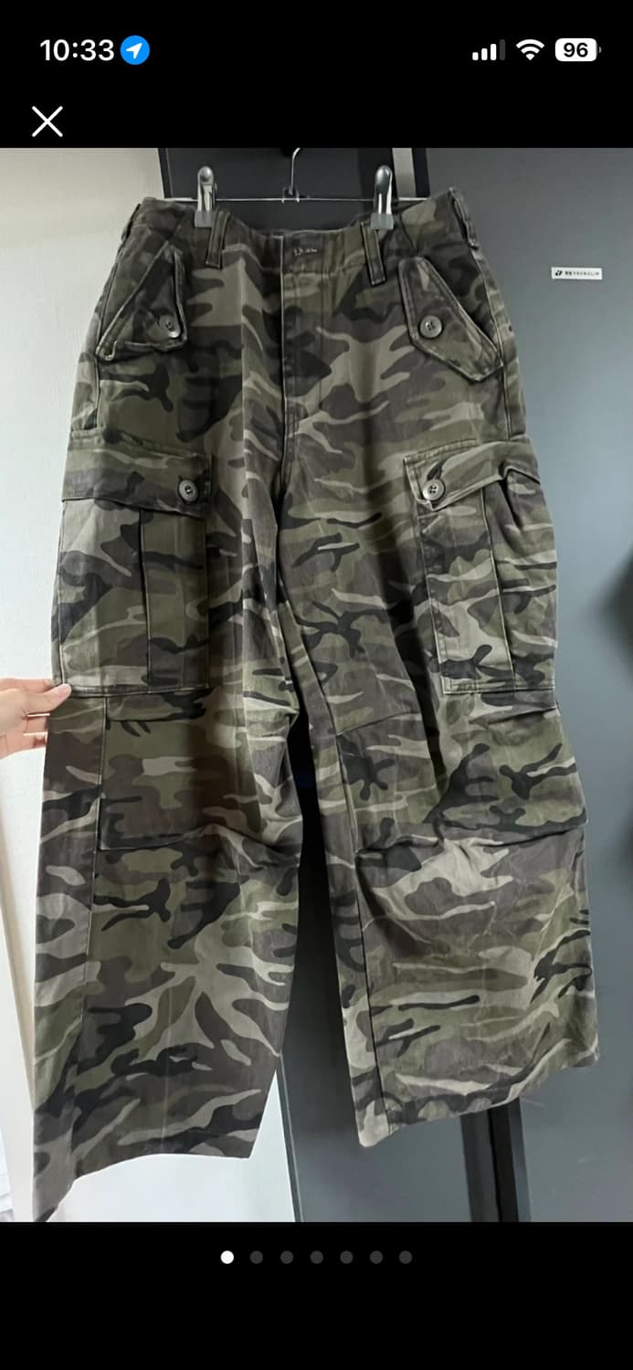 미드나잇무브 군청 카고팬츠 상품이미지1