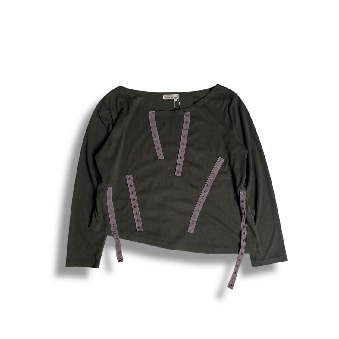 Tricot romolo and remo 버튼 스트랩 롱 슬리브 상품이미지1