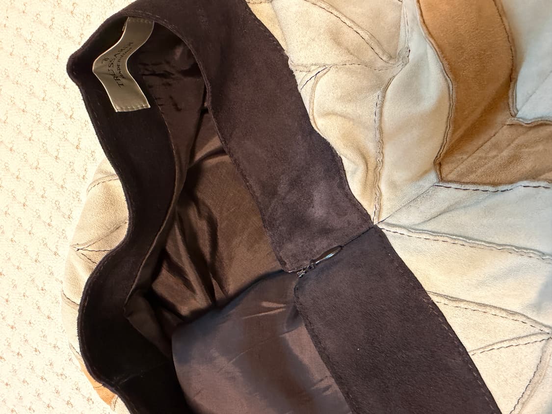 TRUSSARDI 트루사디 스웨이드 스커트 빈티지 상품이미지5