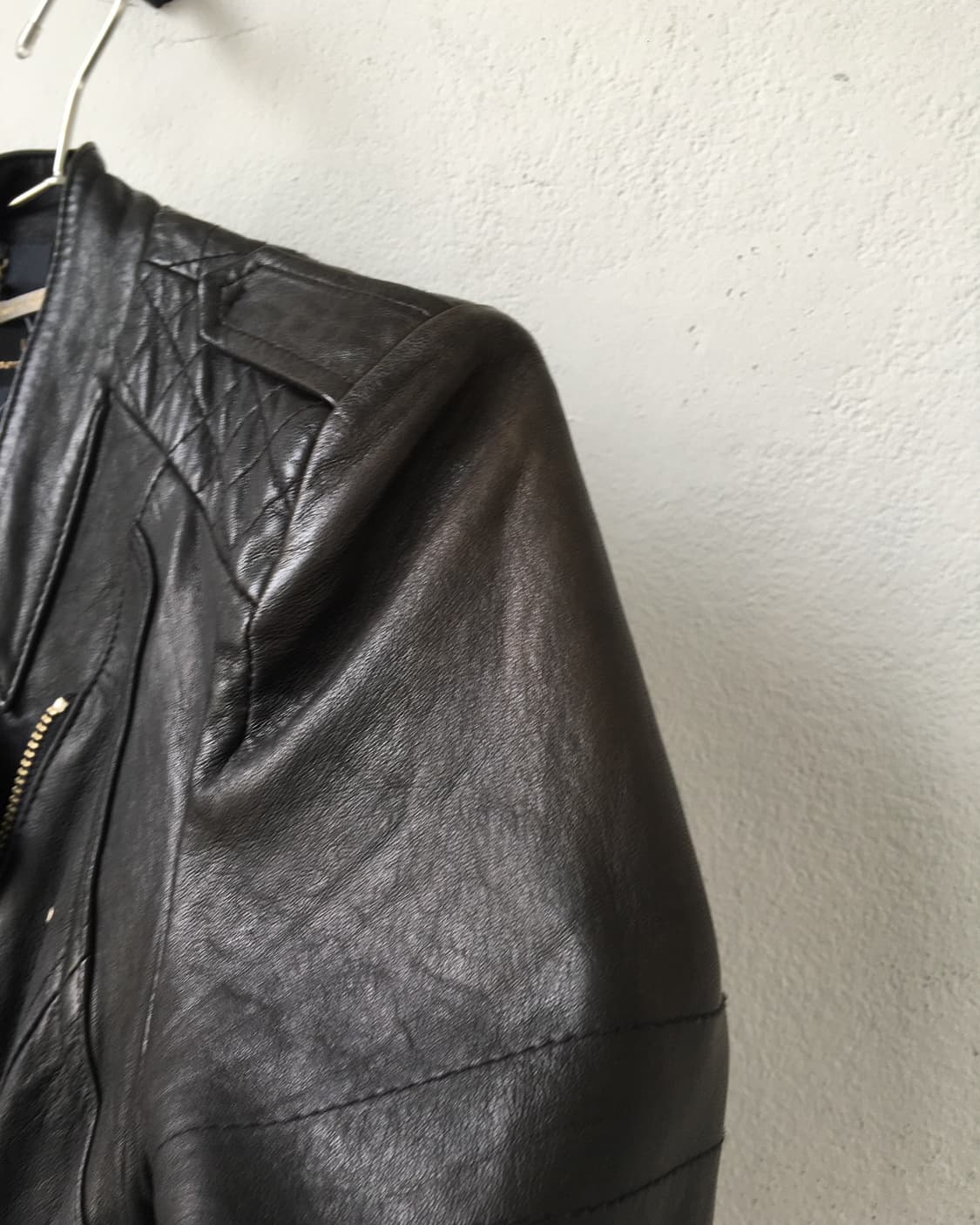 Leather rider jacket 상품이미지4