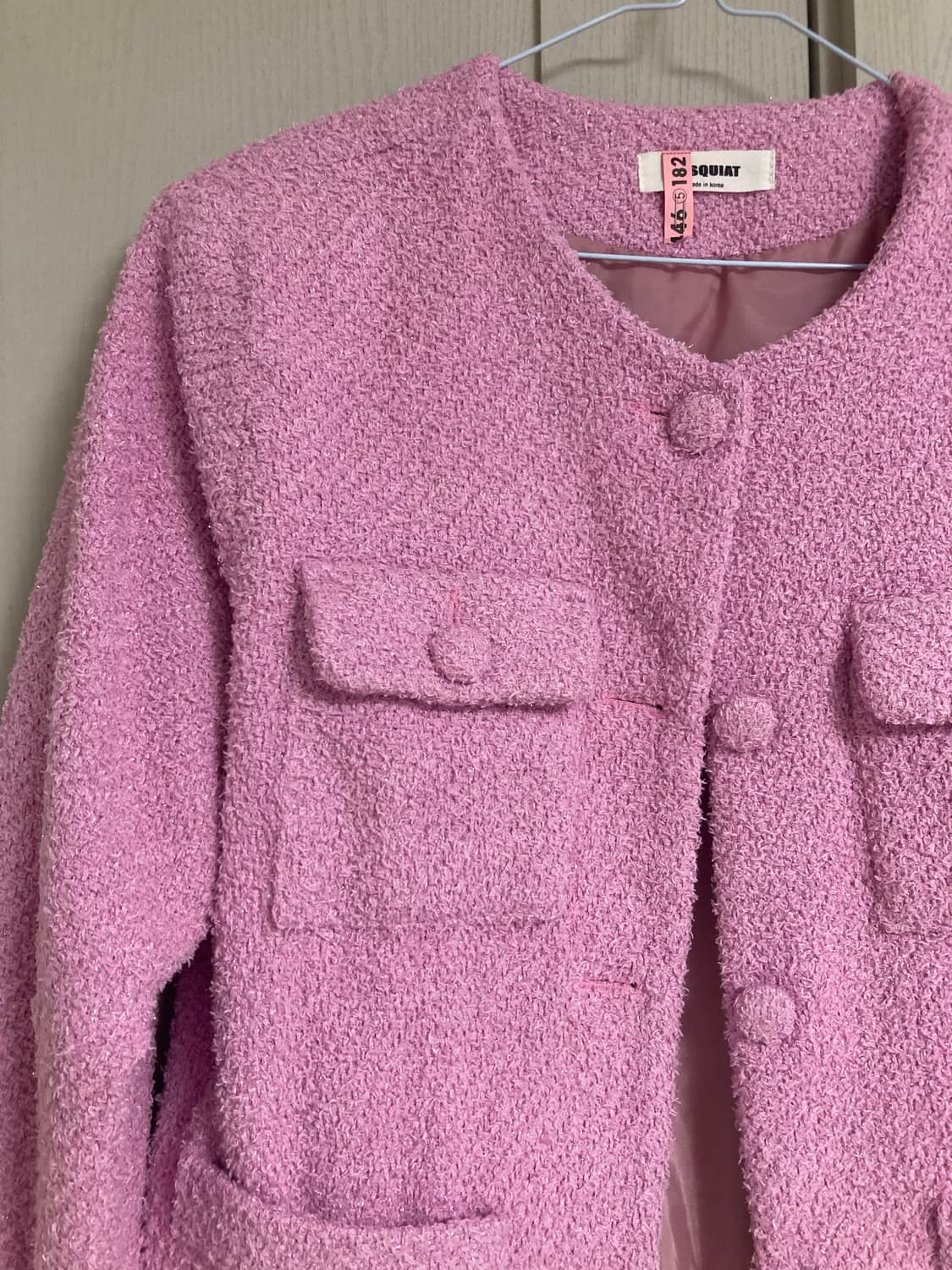 핑크 트위드 자켓 상품이미지2