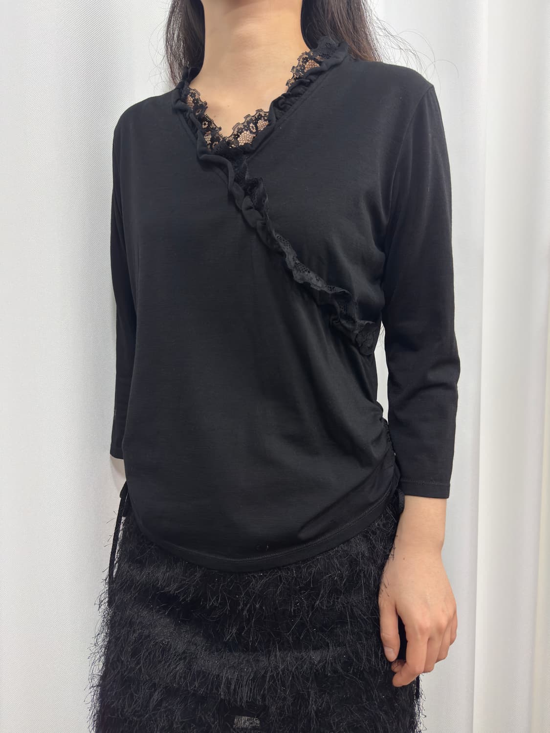 comme ca du mode oriental shirring top 상품이미지2