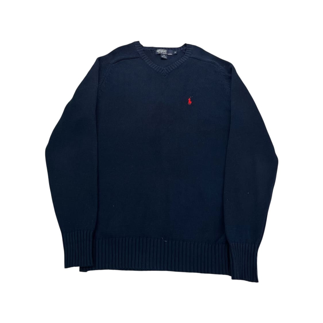 100 폴로 랄프로렌 코튼 브이넥 니트 상품이미지1