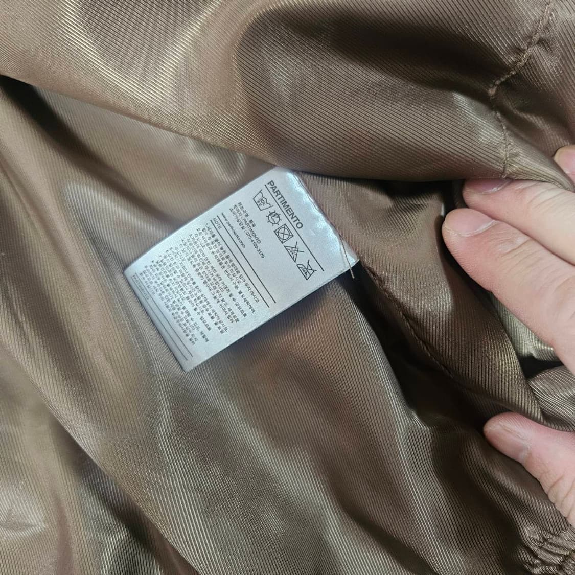 파르티멘토 비건 싱글 레더자켓 L size 상품이미지9