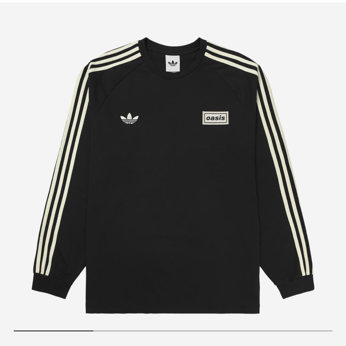아디다스 x 오아시스 투어 롱슬리브 블랙 L 미개봉새상품 상품이미지1