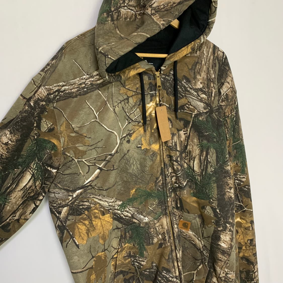 칼하트 리얼트리 후드집업 남성 XL 오버핏 그런지 패턴 밀리터리st 상품이미지3