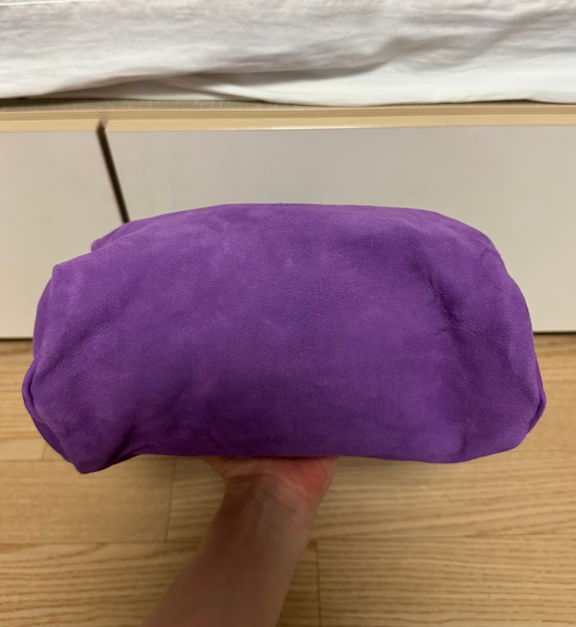 꼼데가르송 스웨이드백 퍼플 스몰  상품이미지3