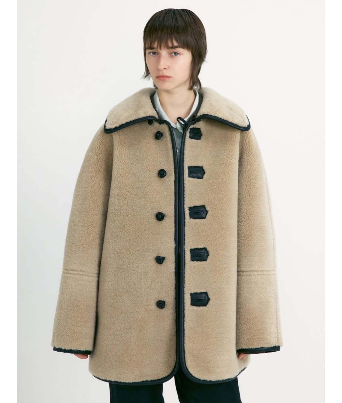 로우클래식 리버시블 무스탕(S새상품) 상품이미지3