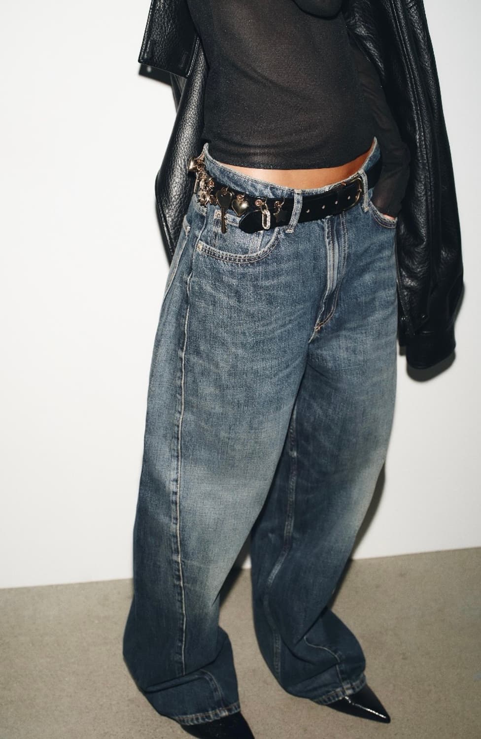 자라 ZARA 100% LEATHER CHARM BELT 상품이미지1