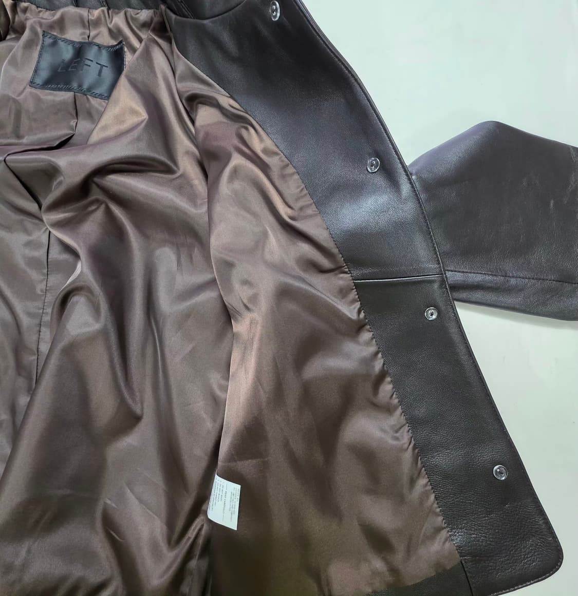 1610 레프트 LEFT 양가죽 자켓 블랙 숏자켓 여성 55(S) 고급가 상품이미지6