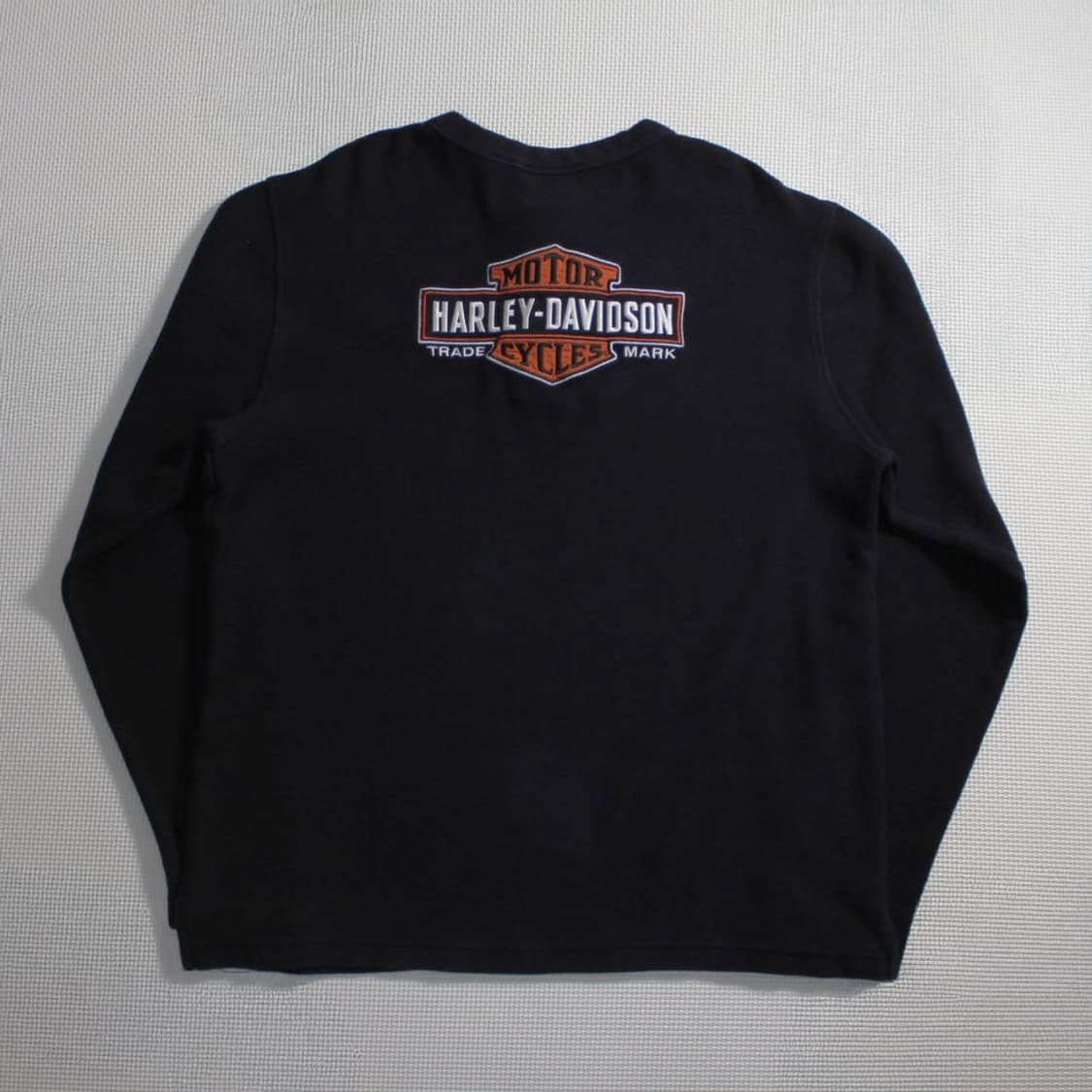 00's Harley-Davidson 할리 데이비슨 와플 헨리넥 긴팔티 상품이미지3