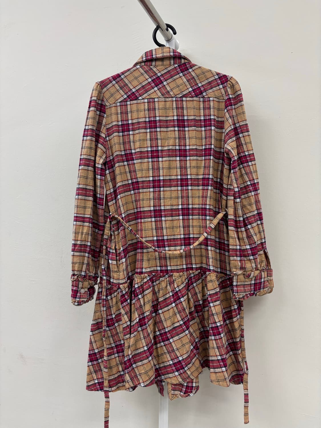 빈티지 체크 셔츠 원피스 상품이미지8