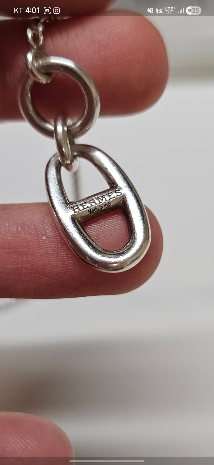 에르메스 샹달 토글바 실버목걸이 정품 인보이스포함 상품이미지3