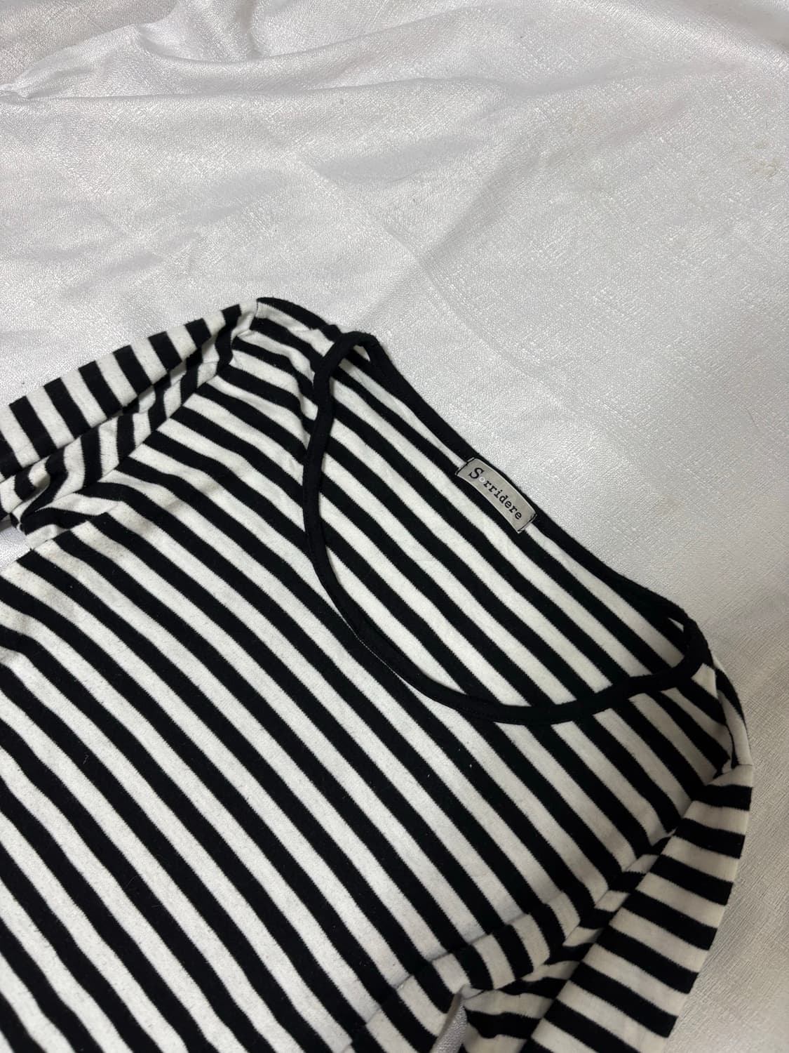 “Sorridere” Y2K Stripe Sleeve 상품이미지4