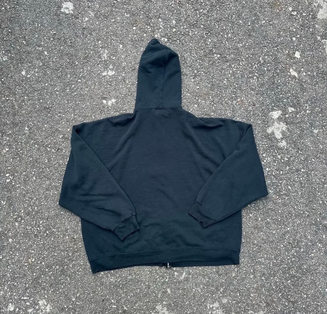 빈티지 00s 러셀 후드집업 블랙 - XXL 상품이미지2