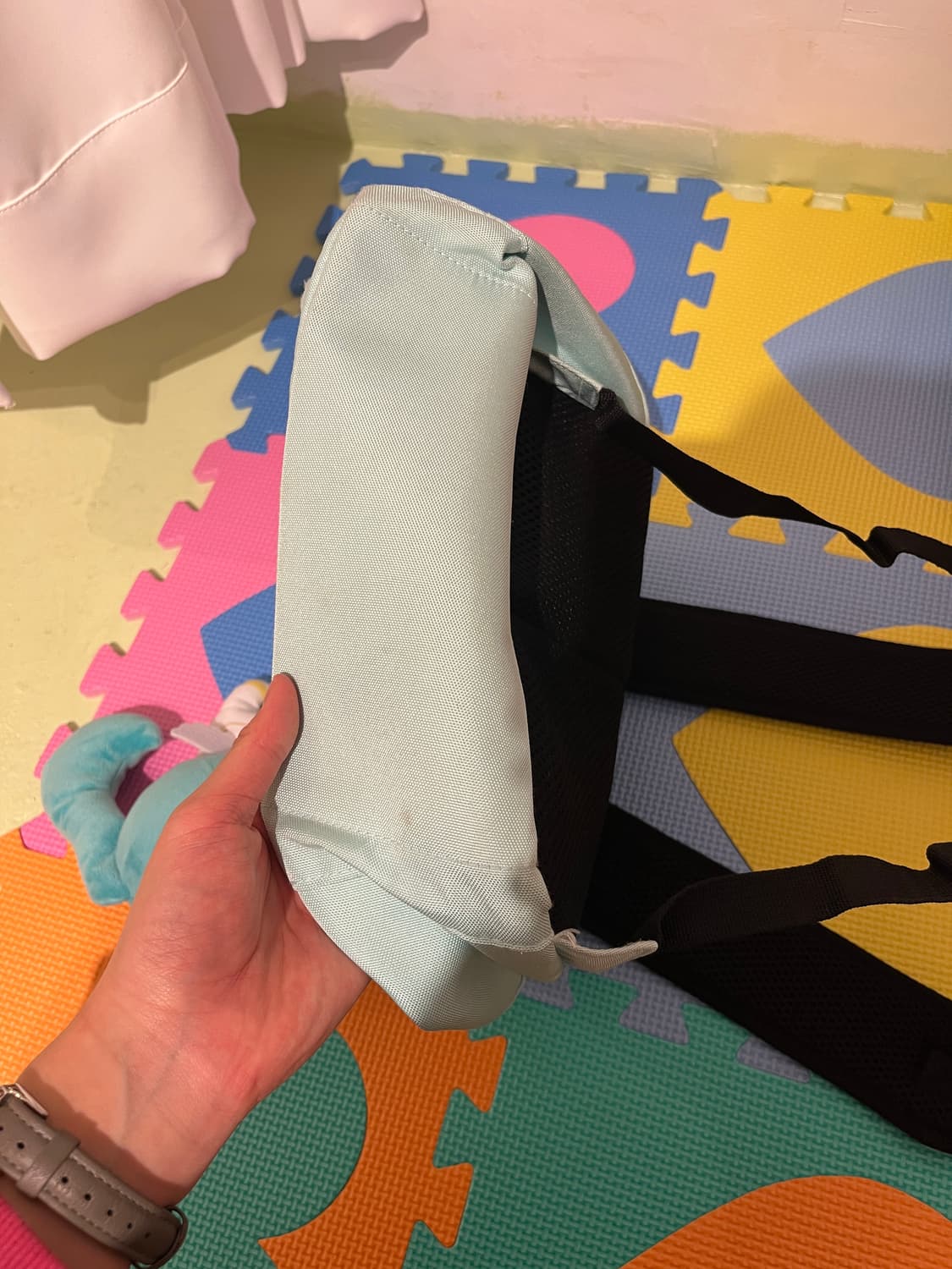 하츠네미쿠깔 민트색 귀달린 백팩 🧼 상품이미지6