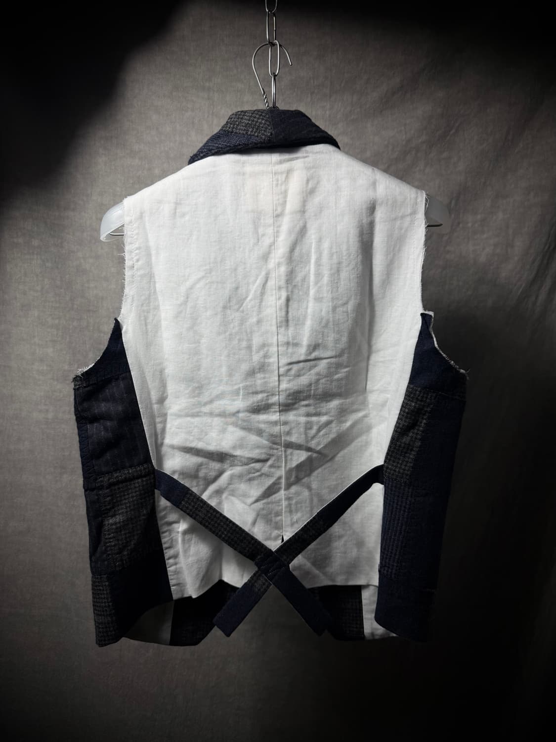 Marc Point Wool Patchwork Vest 상품이미지5