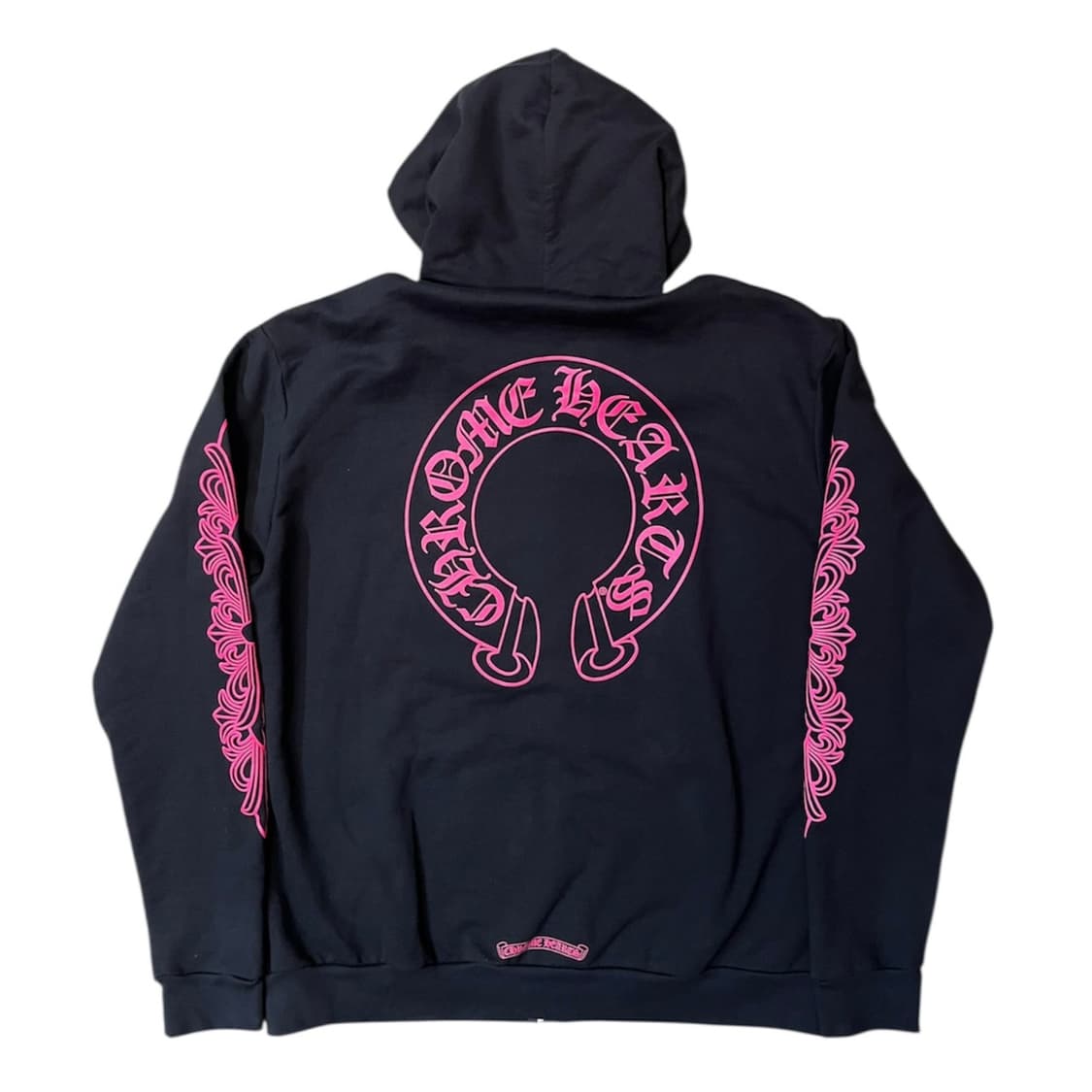 [XL] 크롬하츠 플로랄 블랙핑크 후드집업 새상품 상품이미지1