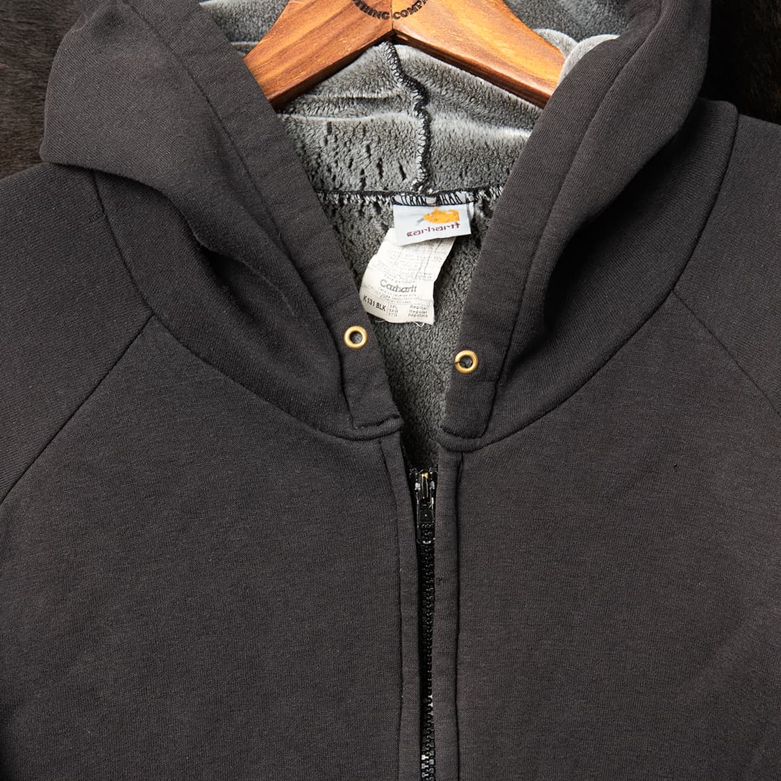 [3XL] 00s 칼하트 K131 쉐르파 플리스 라이닝 후드집업  상품이미지2