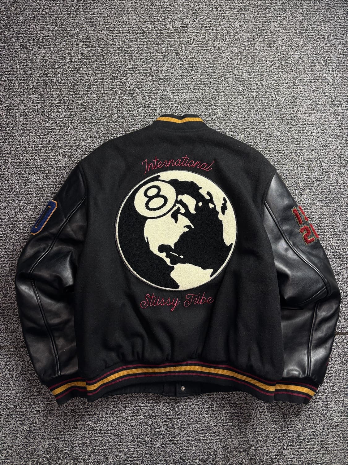 스투시 40주년 인터네셔널 에잇볼 빅로고 바시티 자켓 2863 상품이미지6