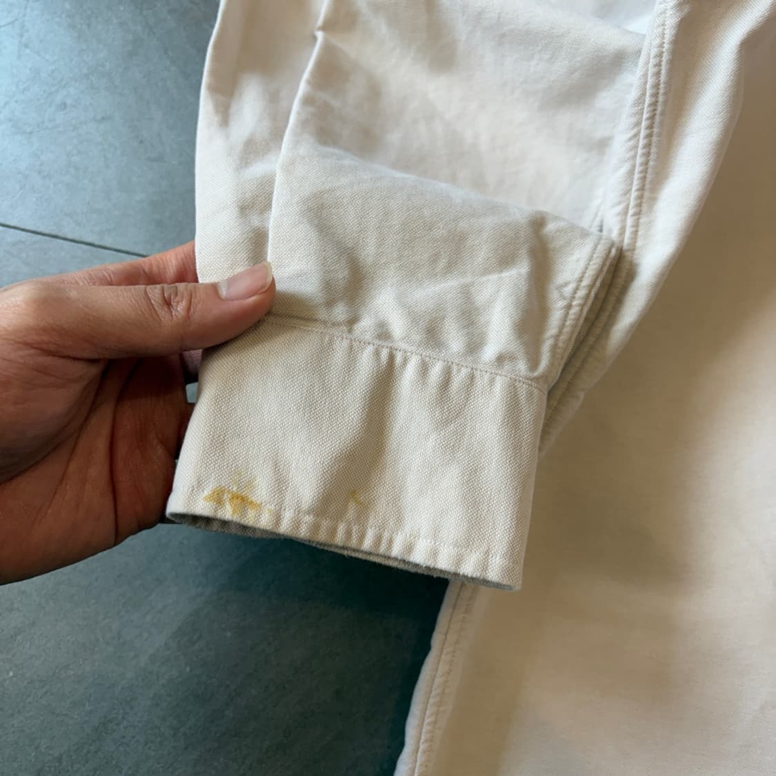 폴로 정품 아이보리 옥스포드 멀티 포니 셔츠 상품이미지3