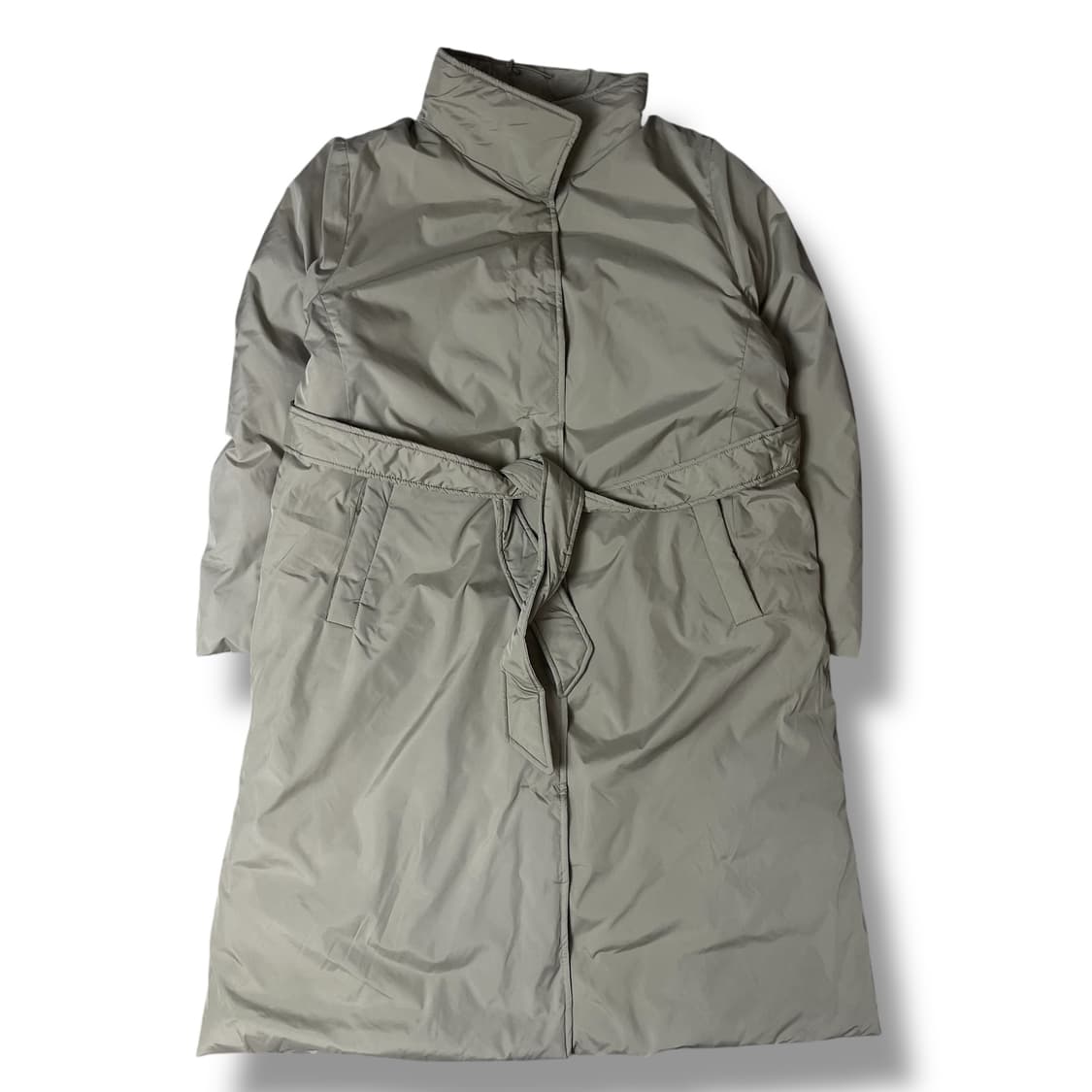 지베르니 폴리 카키 롱 경량 패딩 100 상품이미지1