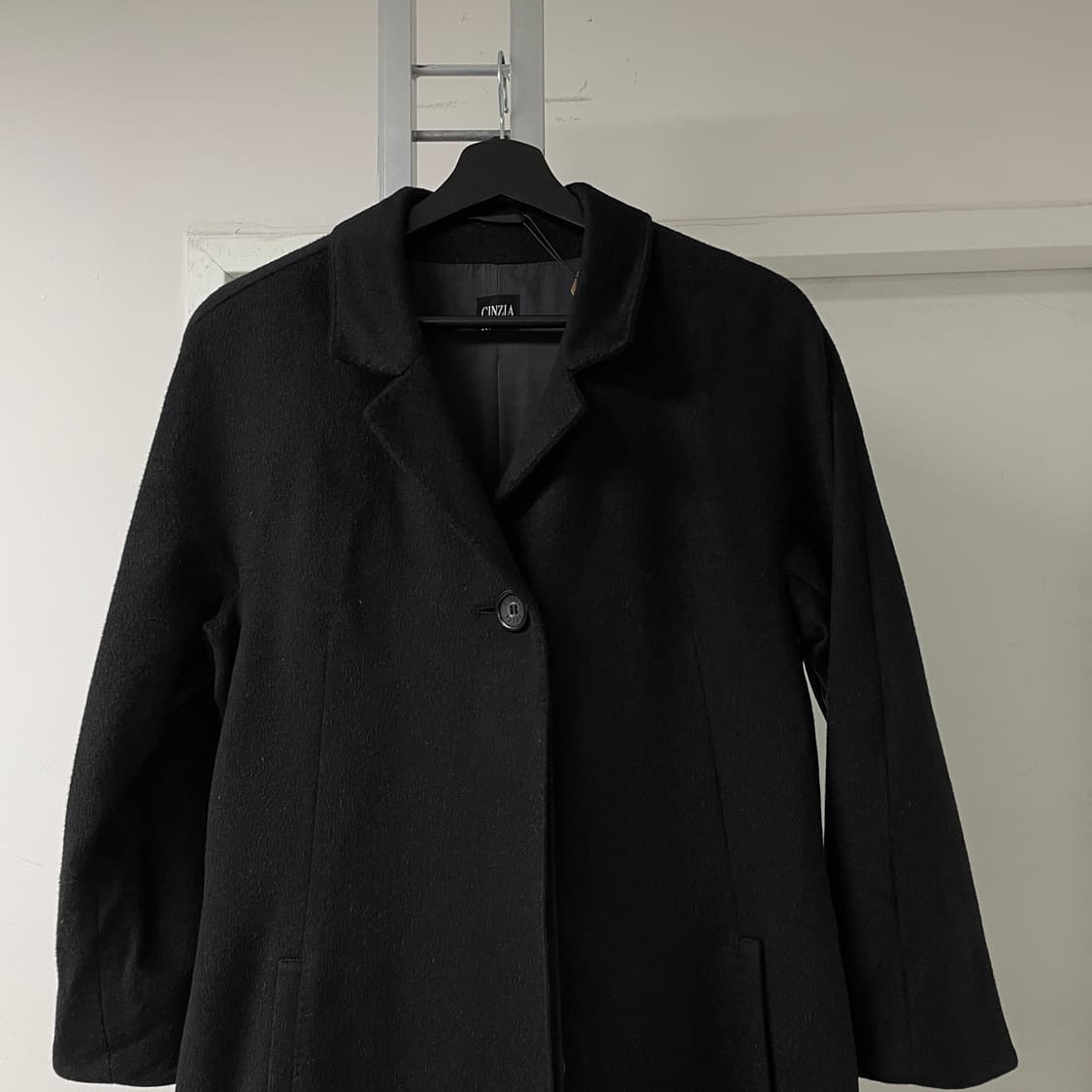 신지아로카 레더 디테일 코트 42(W) 상품이미지2