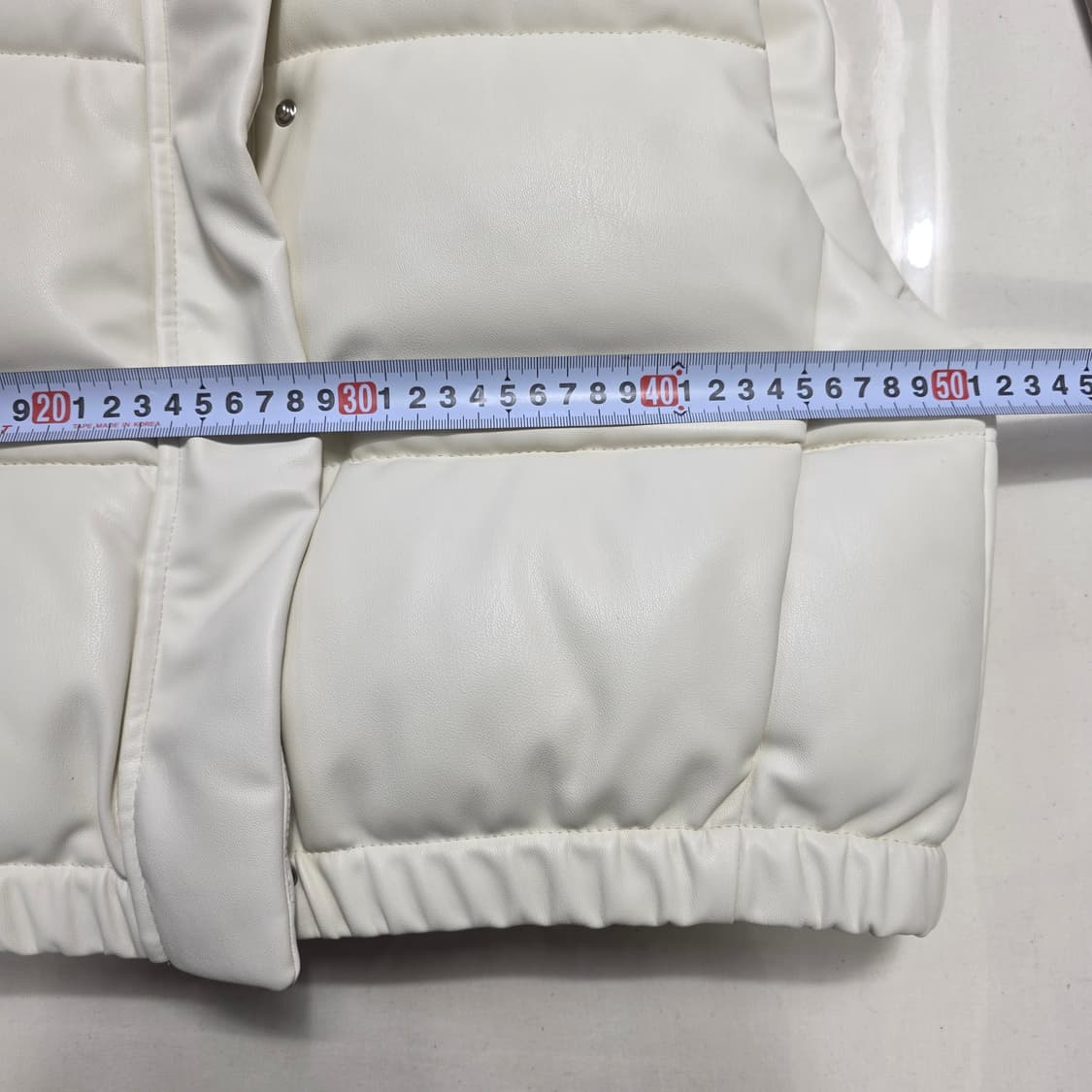 0794 zara 자라 하이넥 숏 크롭 푸퍼 패딩 조끼 베스트 M 상품이미지6