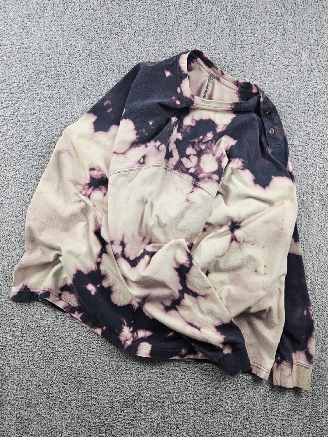 칼하트 다잉 워시드 커스텀 헨리넥 롱슬리브 ( 2XL ) / 10586 상품이미지4