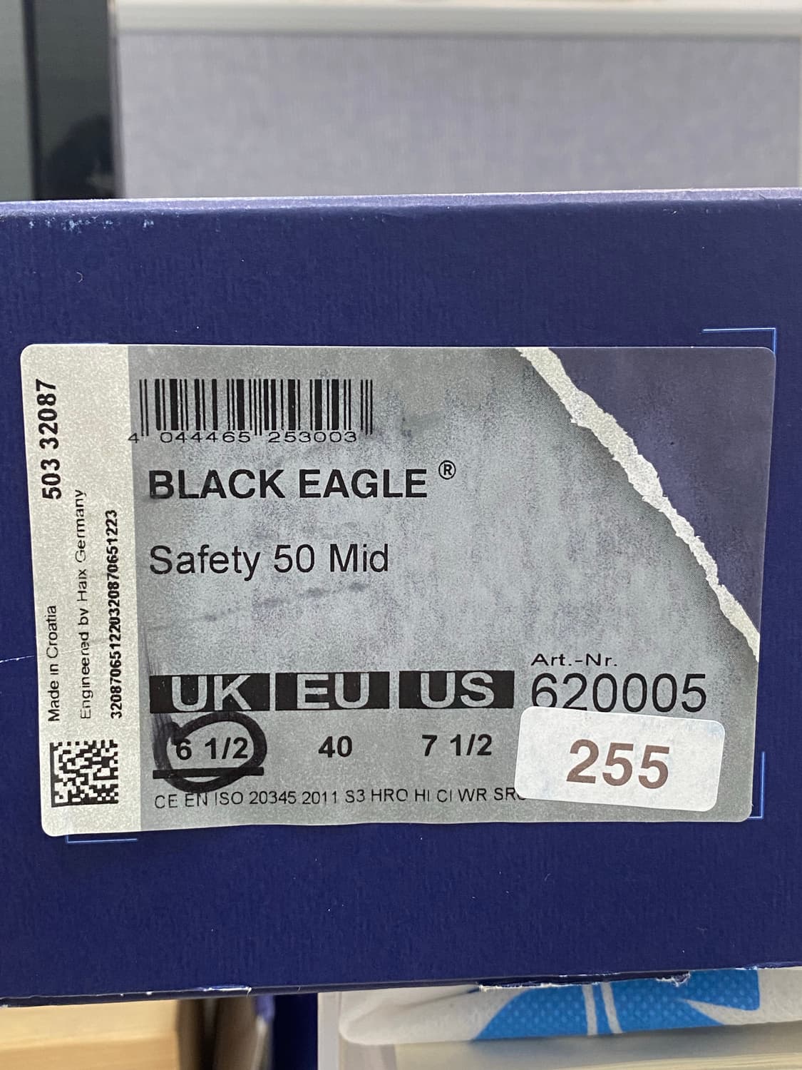 하익스. 헤익스. Haix  안전화. 255 상품이미지10