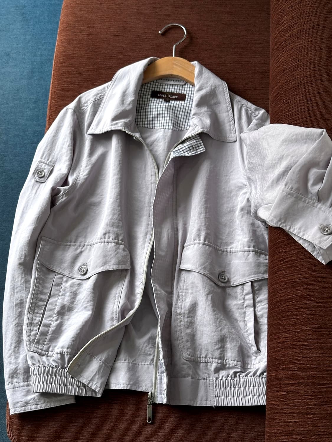 High count poly volume blouson 상품이미지1