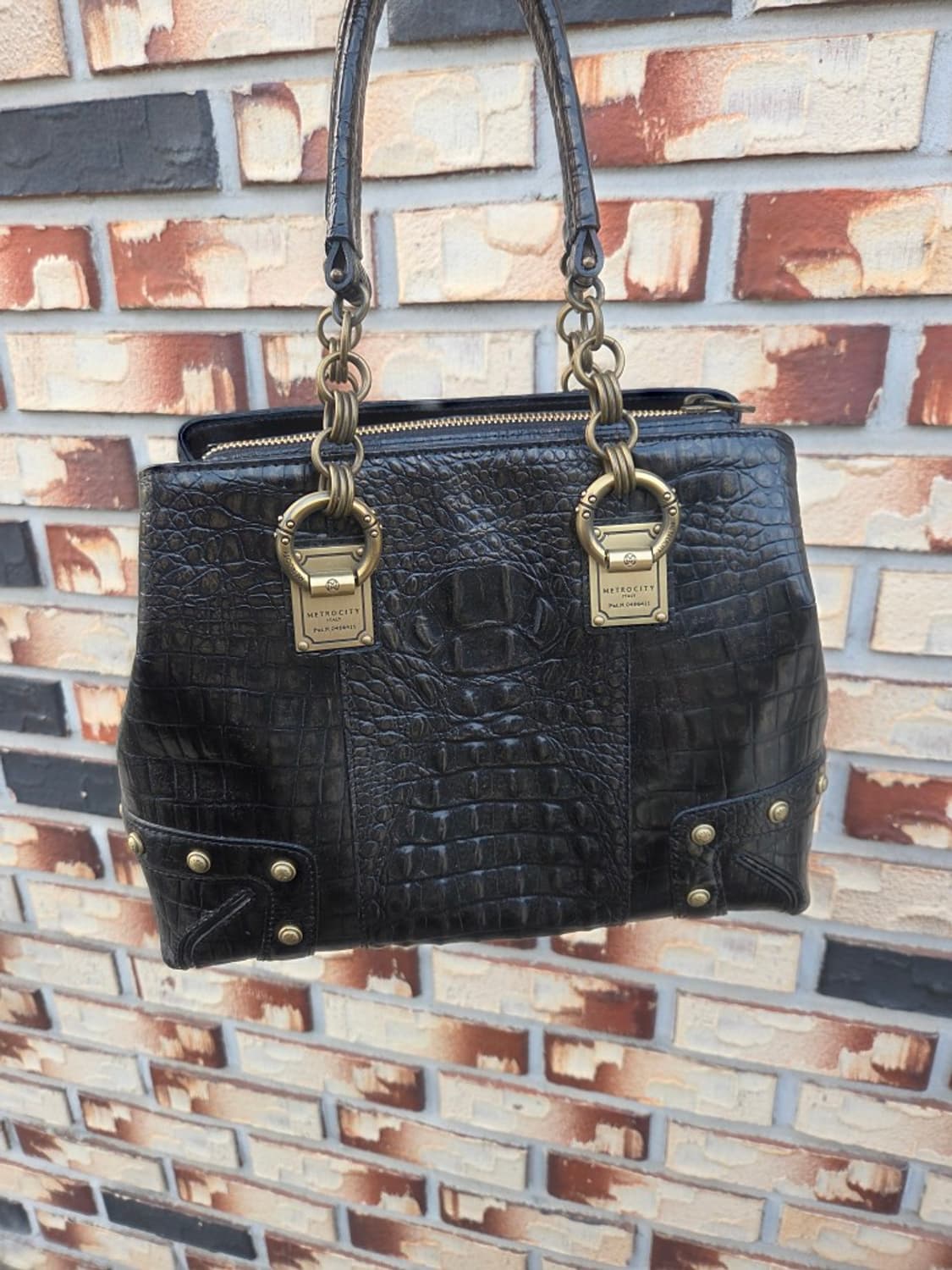 메트로시티 크로커가죽토트백 상품이미지2