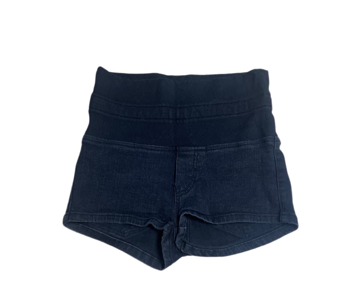 Ootj 밴딩 흑청 반바지 상품이미지1