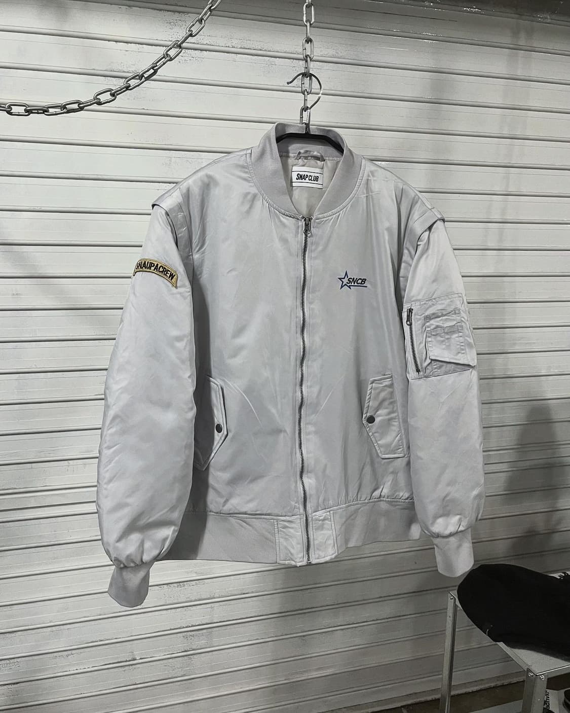 Snap Club gimmick ma-1 bomber jacket 상품이미지3