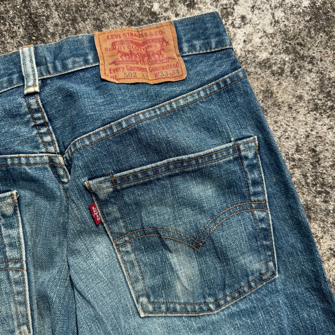 [32] 90s 리바이스 502xx 셀비지 데님 팬츠 상품이미지9