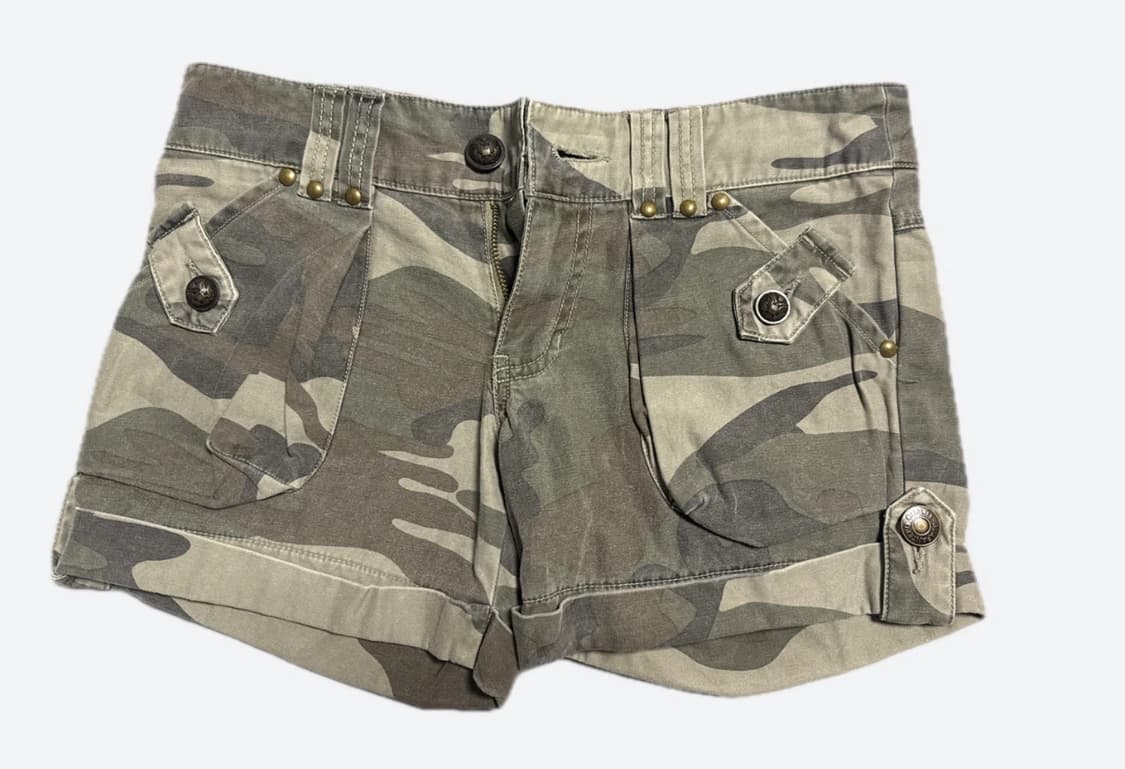 Camouflage cargo shorts 상품이미지1