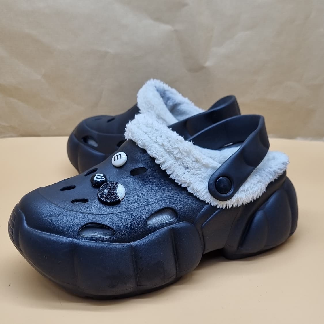 기높이 방안털 샌들245 굽5  상품이미지1